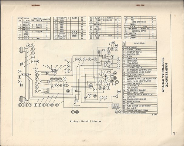 1946 Intrenational K3 electrical wiring diagram - Historic Commercial